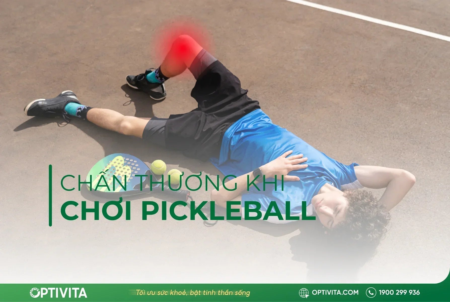 Chấn thương khi chơi Pickleball