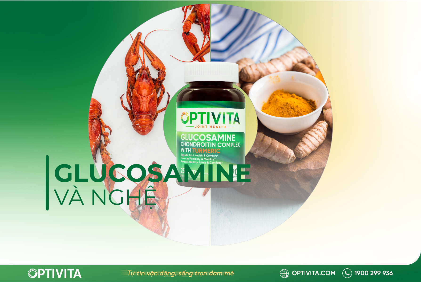 Glucosamine và nghệ có tốt không? Lợi ích cho sức khỏe hệ cơ xương khớp