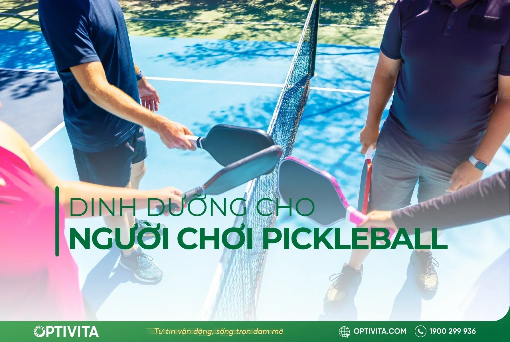 Dinh dưỡng cho người chơi Pickleball