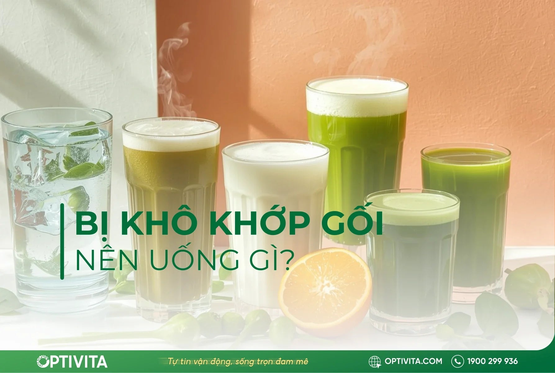 Bị khô khớp gối nên uống gì