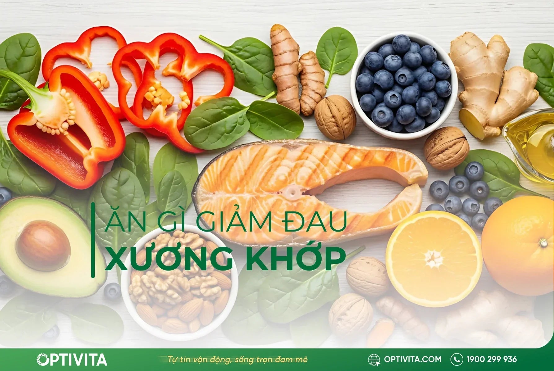 ăn gì để giảm đau xương khớp