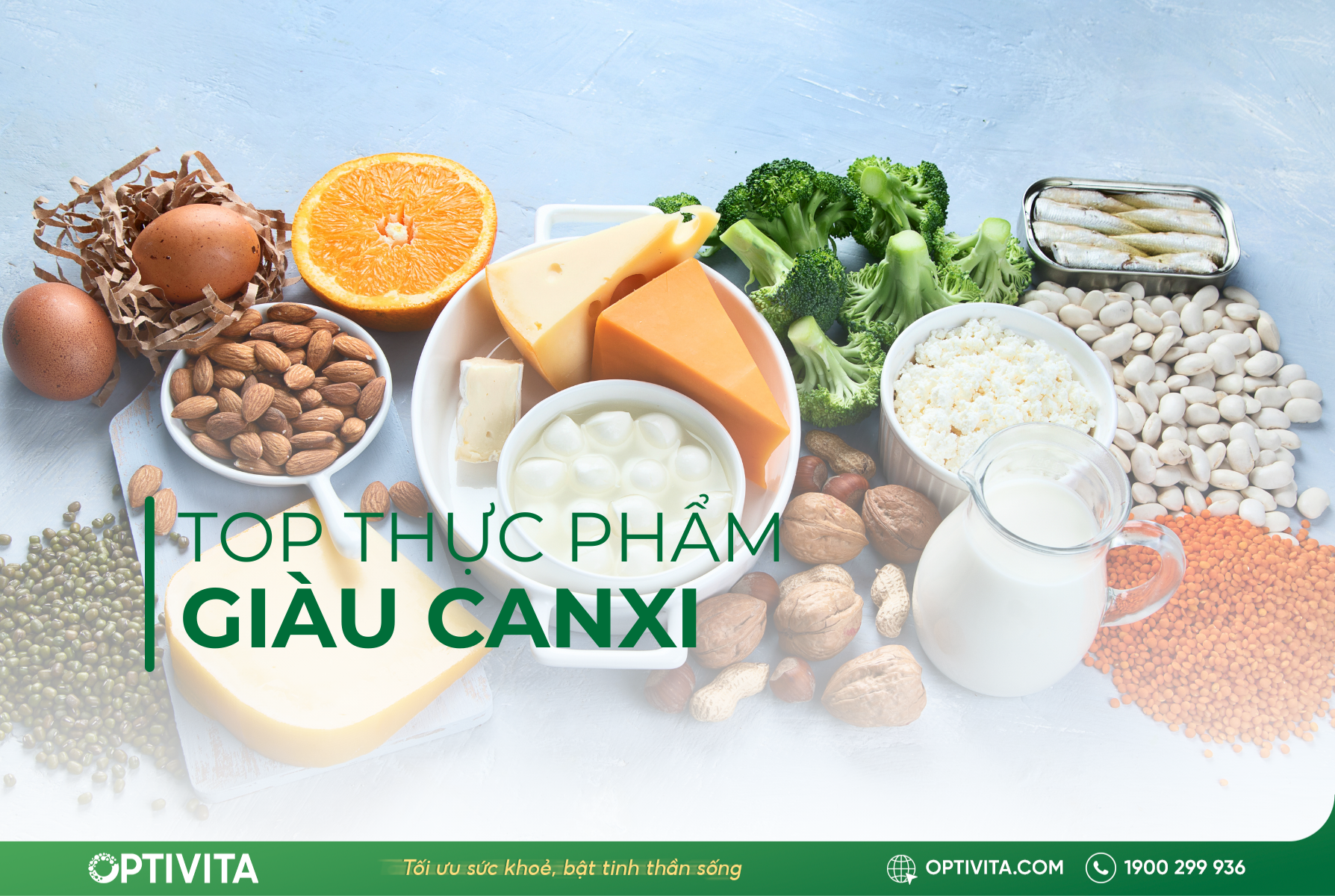 Top 7 thực phẩm giàu canxi, tốt cho xương khớp bạn nên biết