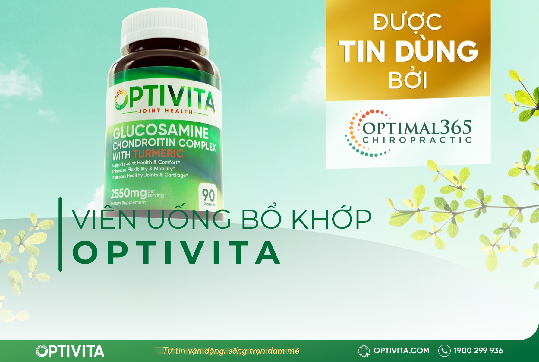 Vì sao các bác sĩ của Optimal365 Chiropractic khuyên dùng viên uống bổ khớp Optivita?