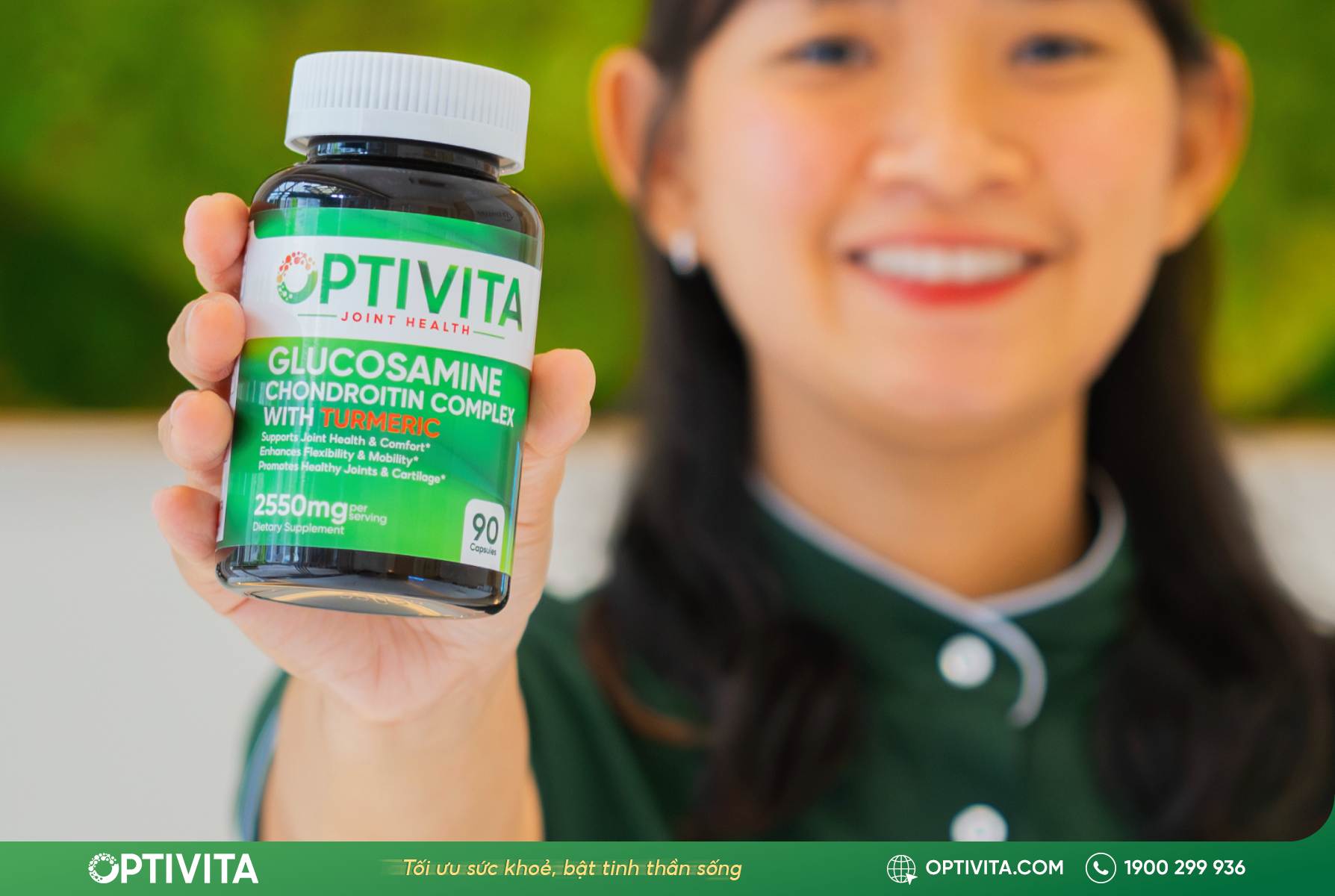 Viên uống bổ khớp Optivita hỗ trợ cải thiện khô khớp cổ tay