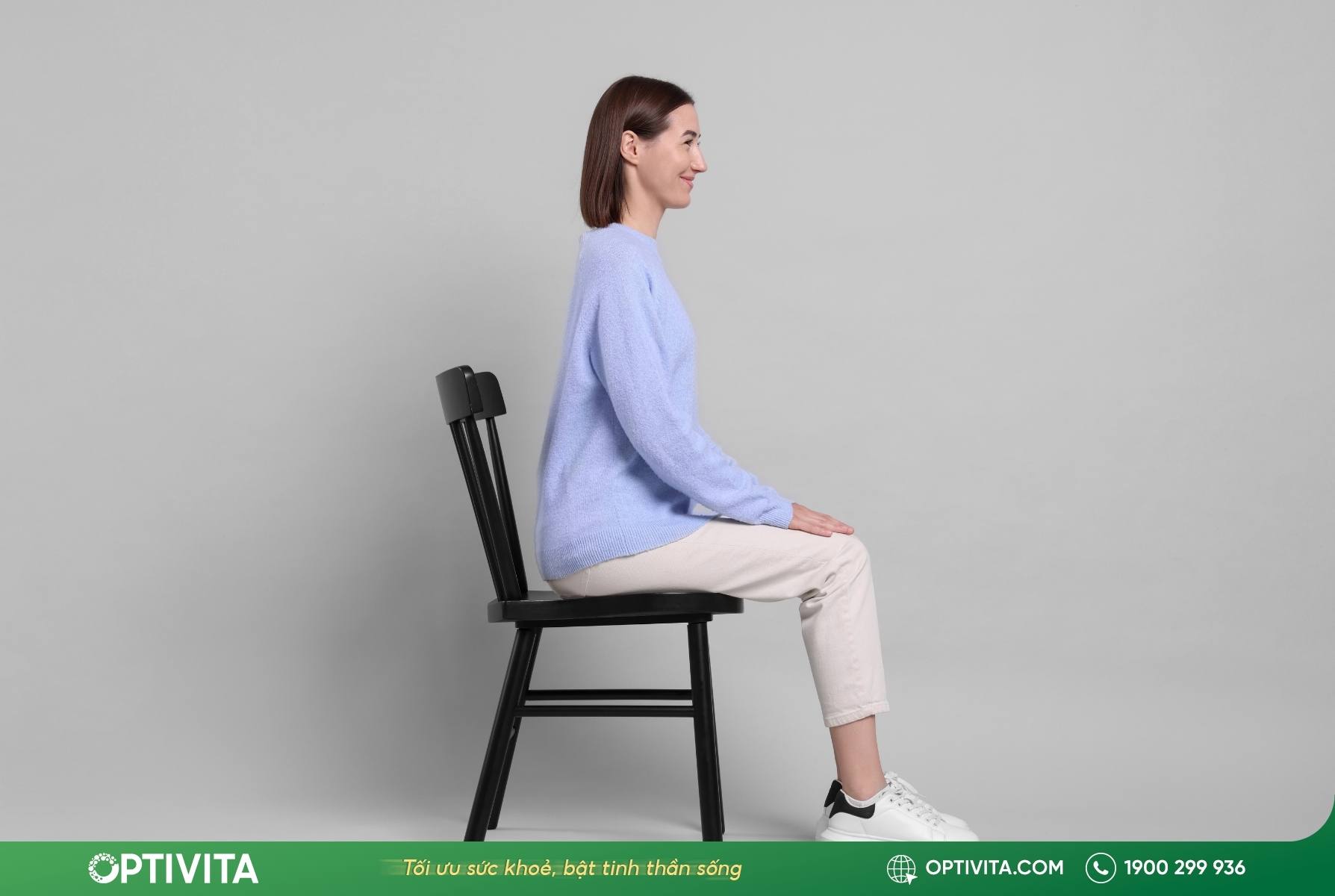 4 bước thiết lập tư thế ngồi làm việc đúng chuẩn công thái học 8 Tư thế đúng là hai lòng bàn chân đặt phẳng hoàn toàn trên sàn