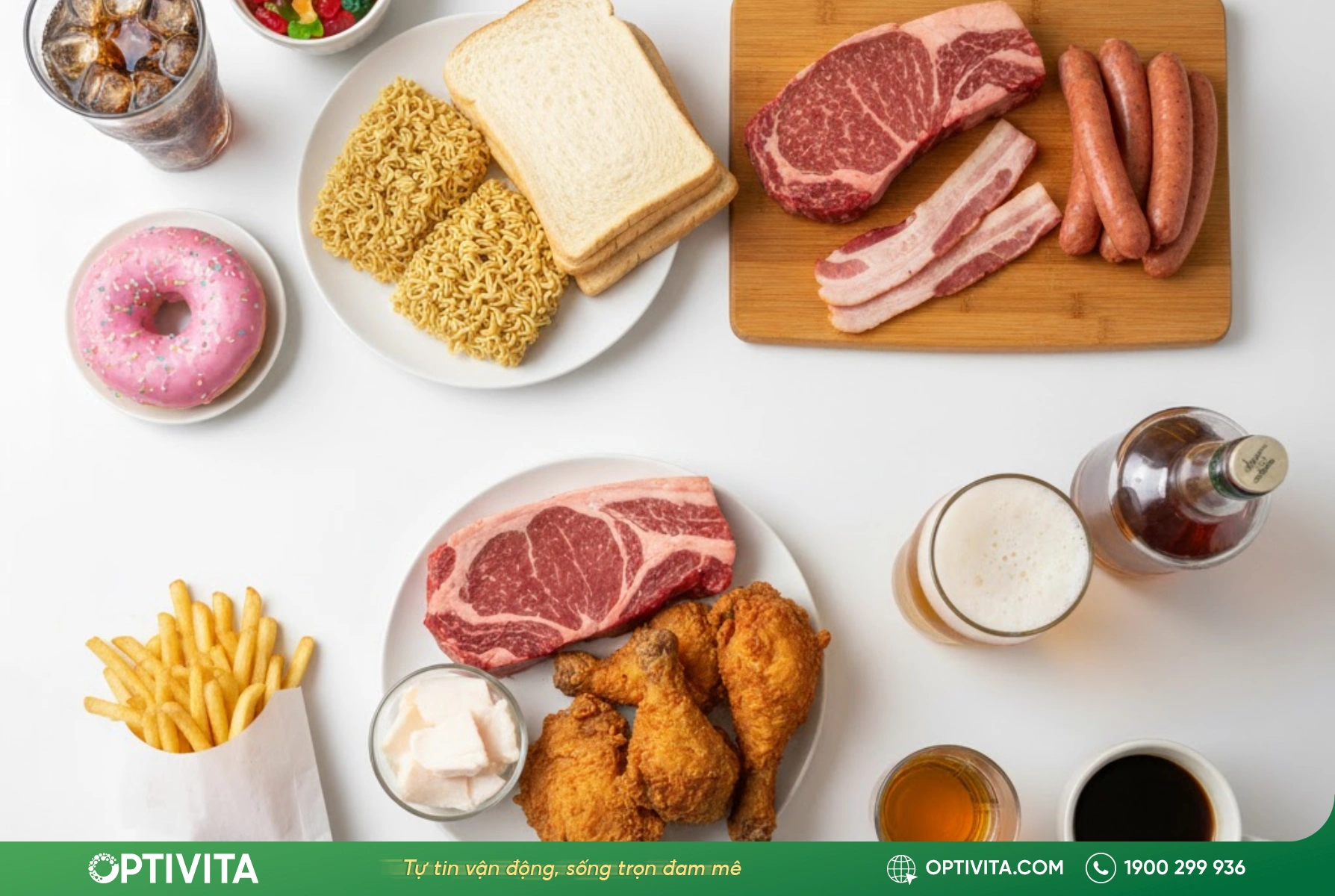 thực phẩm có thể khiến cơn đau khớp gối trầm trọng hơn