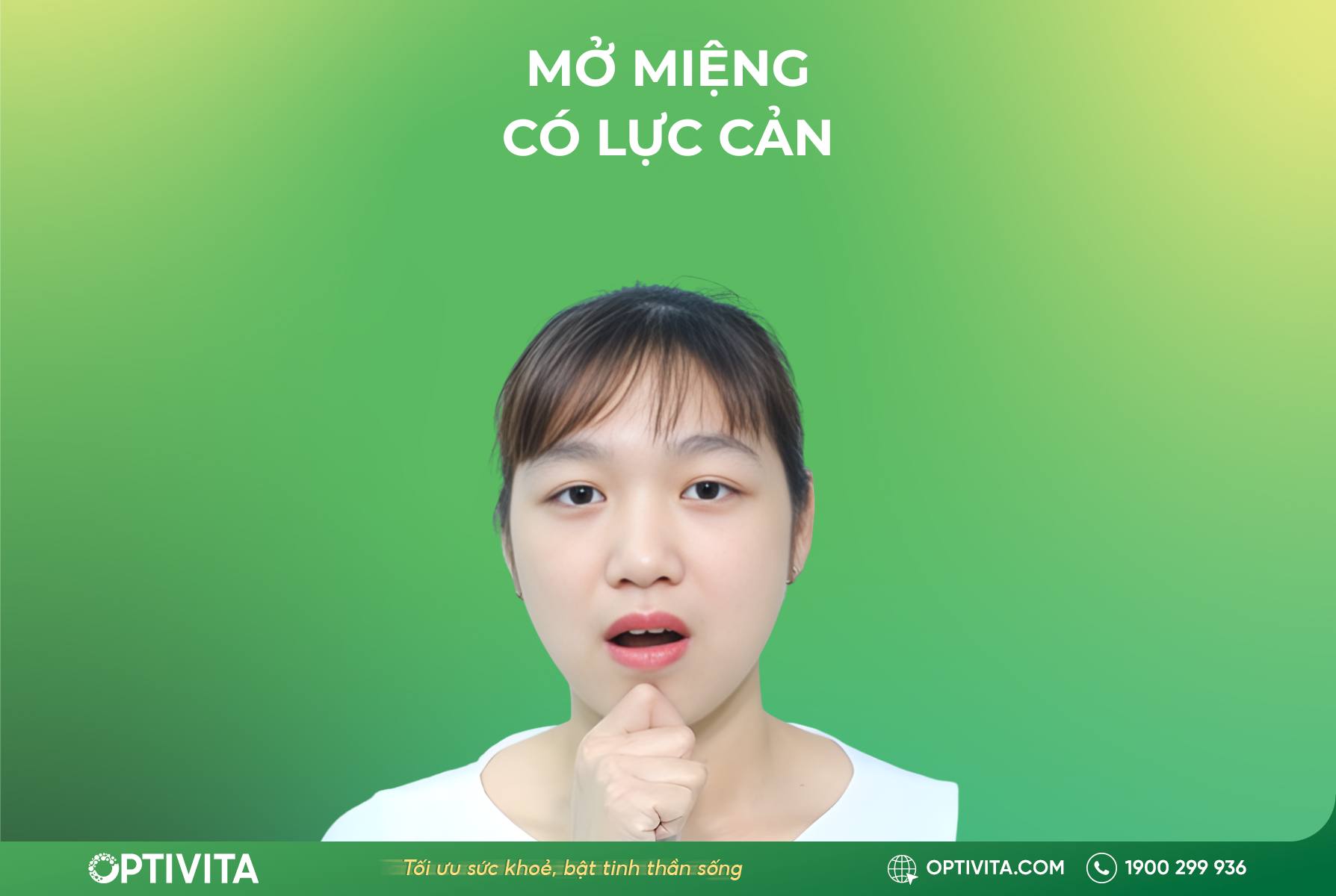 Bài tập 7: Mở miệng có lực cản