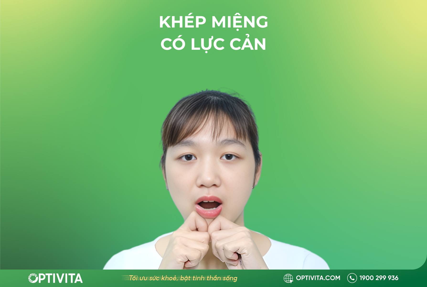 Bài tập 8: Khép miệng có lực cản