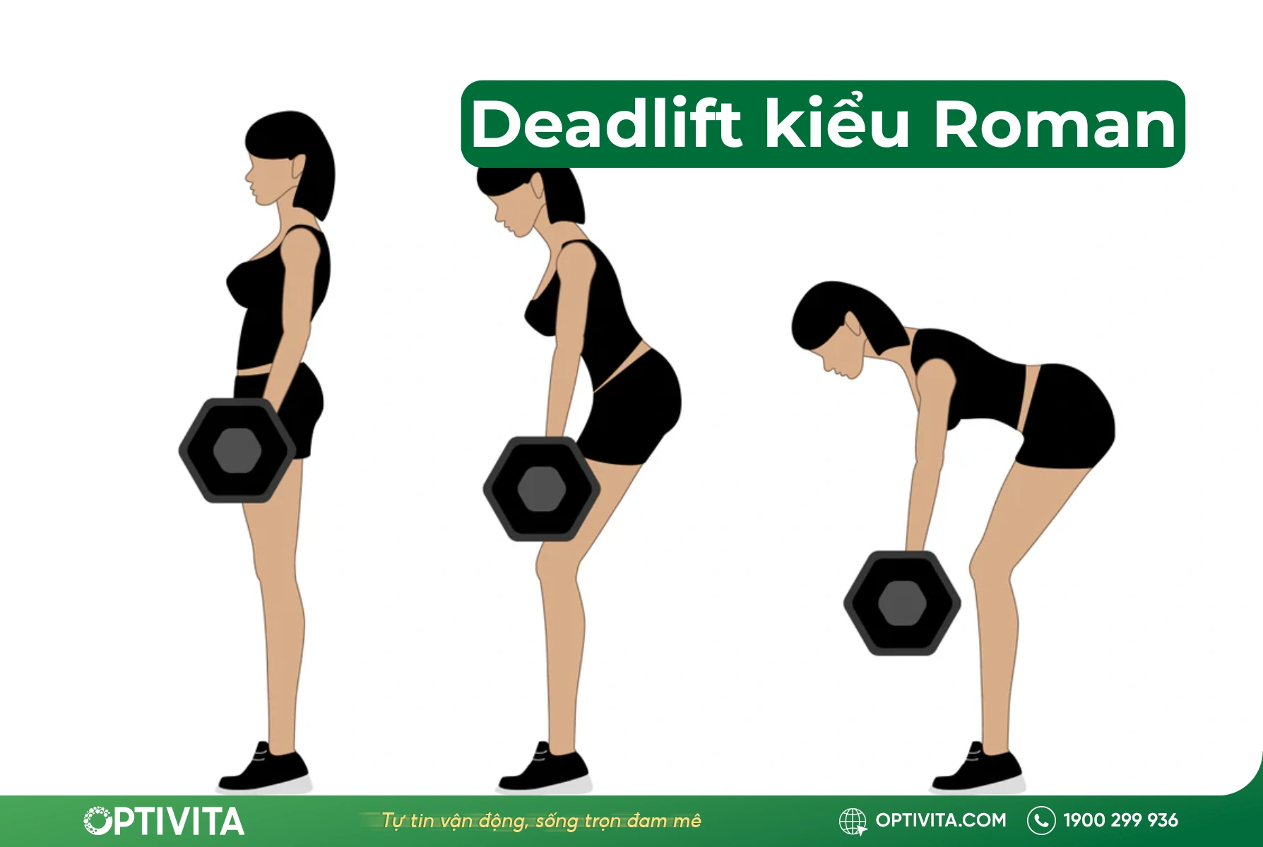 Deadlift kiểu Roman (Romanian deadlift)