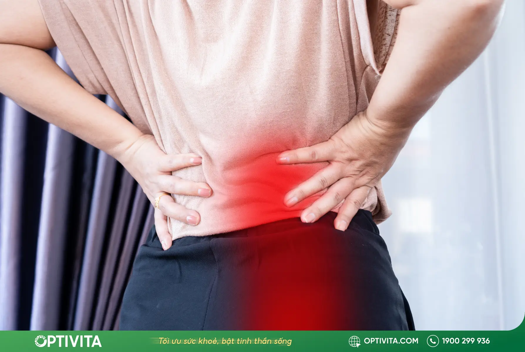 Bị đau lưng dưới gần mông ở nữ giới là tình trạng khó chịu xuất hiện ở vùng cột sống thắt lưng và lan xuống khu vực gần cơ mông