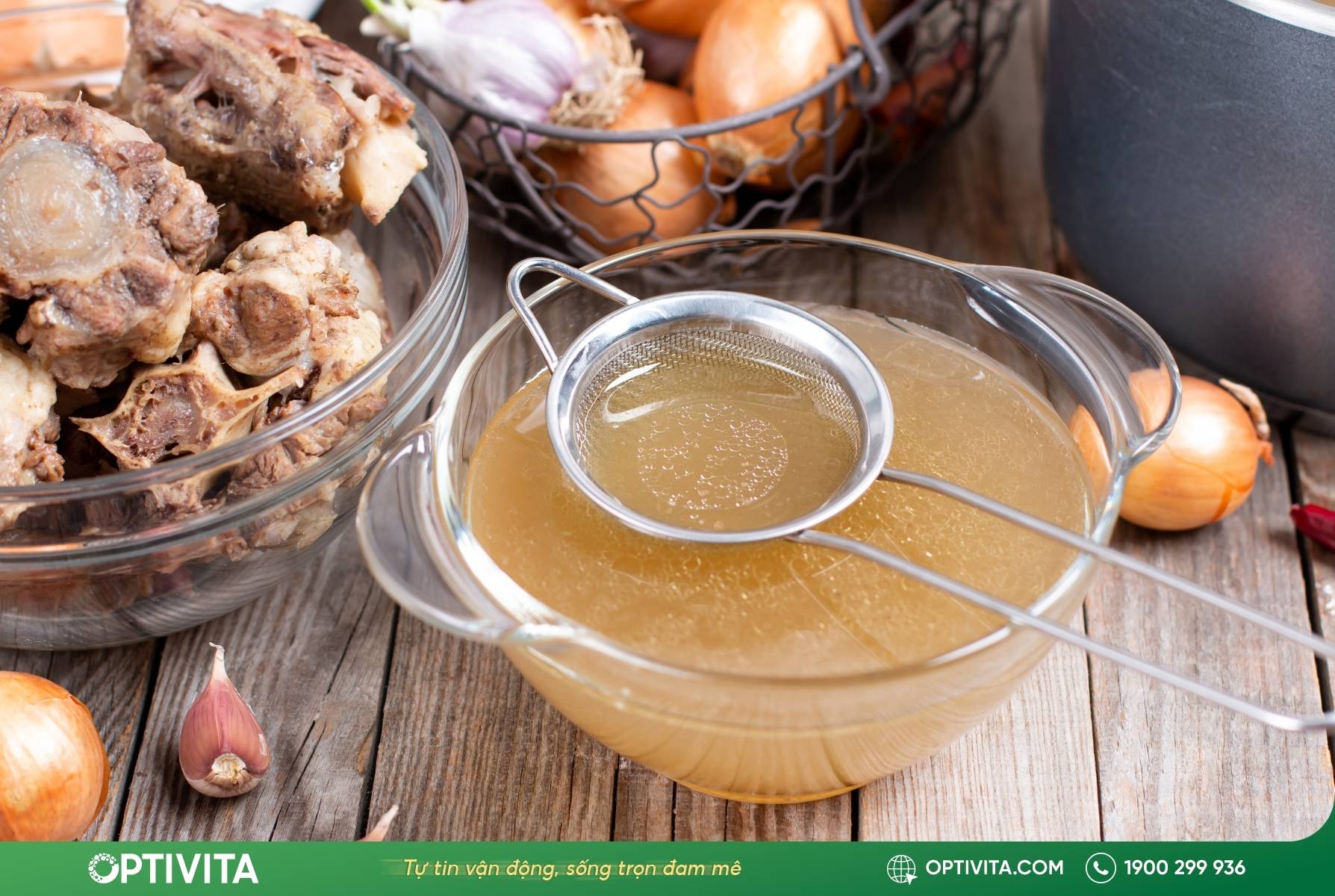 Cách hầm xương giàu Glucosamine