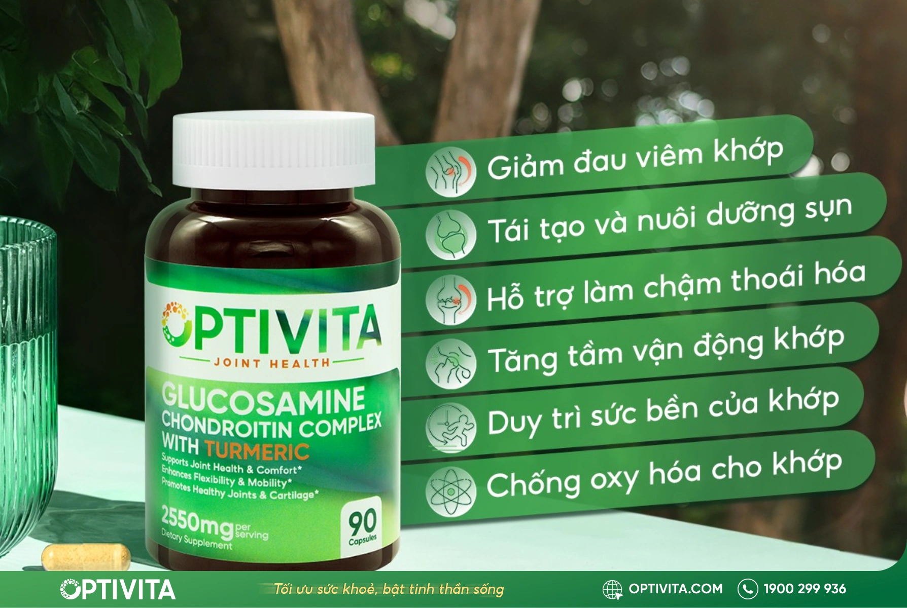 Công dụng viên uống bổ khớp Optivita