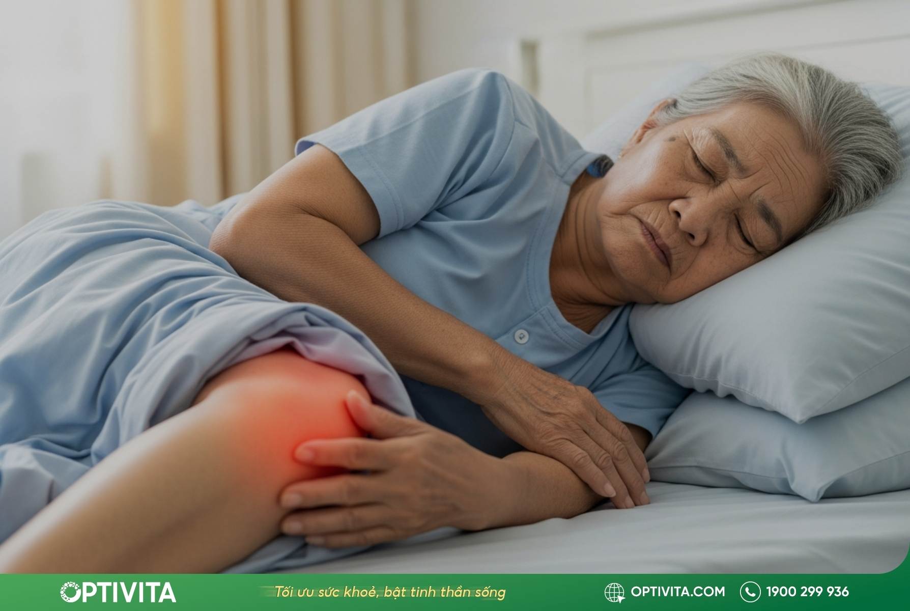 Nhức mỏi đầu gối về đêm: 5 Nguyên nhân & 8 Cách khắc phục để khắc phục giấc ngủ 11 Người già dễ nhức mỏi đầu gối về đêm