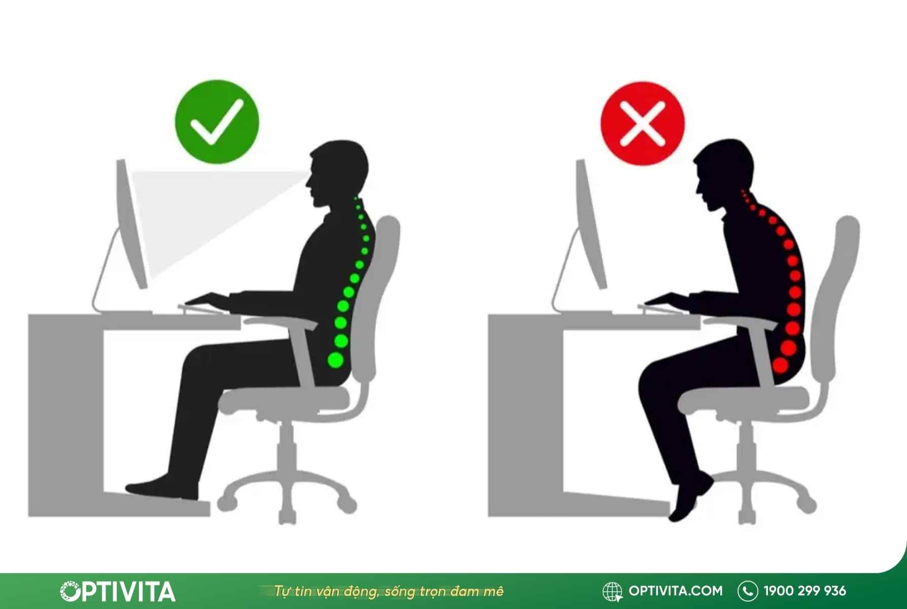 Đau vai gáy bên trái: 9 nguyên nhân nguy hiểm và cách xử lý dứt điểm 14 Điều chỉnh tư thế chuẩn cho dân văn phòng